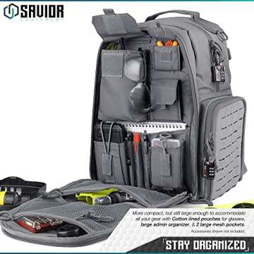 Savior Equipment Mobile Arsenal SEMA 19L Tactical Range Bag Backpack Pistol Case
