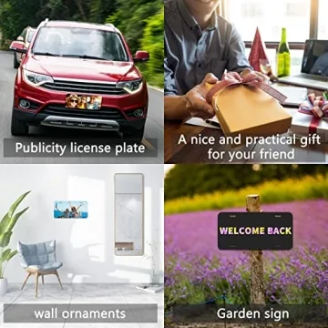 Customized Aluminum License Plates - Perfect for DIY Designs