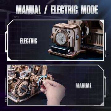 RoWood 3D Puzzles for Adults,Wooden Puzzles for Adults,Marble Run Model Kits,3D Wooden Puzzles for A...