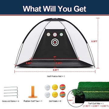 Himal Outdoors Golf Practice Net - Quick Setup & Durable