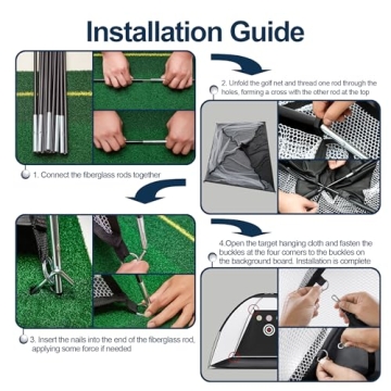 Himal Outdoors Golf Practice Net - Quick Setup & Durable