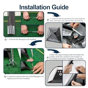 Himal Outdoors Golf Practice Net - Quick Setup & Durable