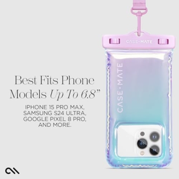 Case-Mate Waterproof Phone Pouch for Beach and Travel