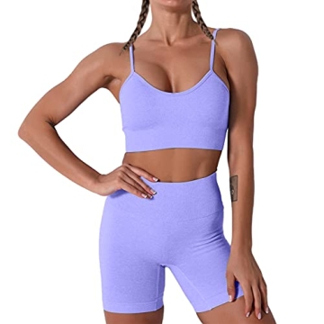 JNINTH Women Seamless Yoga Set - Stylish Activewear Outfit