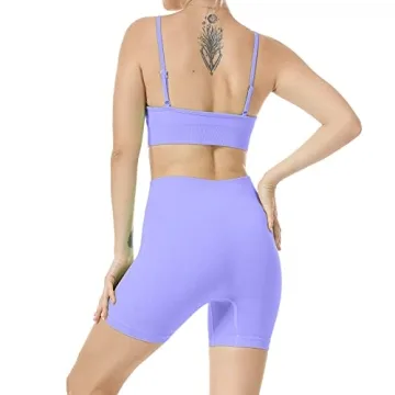JNINTH Women Seamless Yoga Set - Stylish Activewear Outfit