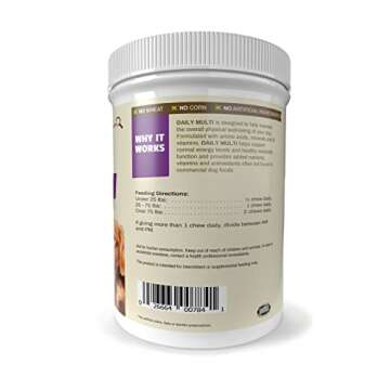 Pet Naturals Daily Multivitamin for Dogs, Veggie Flavor, 150 Chews - Yummy Chews with Amino Acids, a...