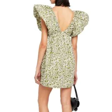 hibshaby Floral Mini Dress for Women - Comfortable & Cute