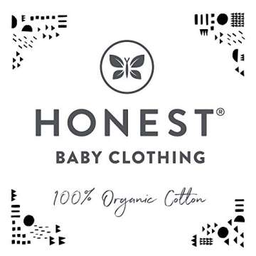 HonestBaby Quilted Baby Blankets Reversible Organic Cotton for Infant Boys, Girls, Unisex, Rose Blossom/Dip Dye, One Size