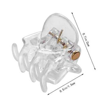 NUOBESTY 36 Pcs Mini Hair Claws Non Slip Hair Pins Clamps For Girls And Women