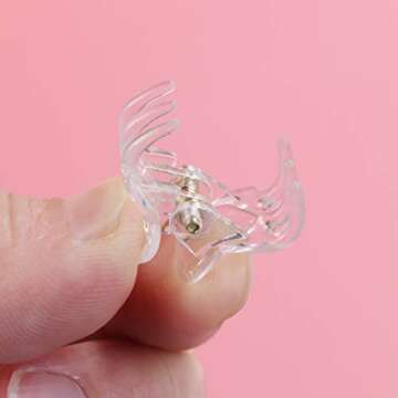 NUOBESTY 36 Pcs Mini Hair Claws Non Slip Hair Pins Clamps For Girls And Women