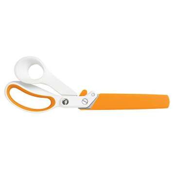 Fiskars 10 Inch Amplify Mixed Media Shears, 10-Inch, White, Model:171020-1001