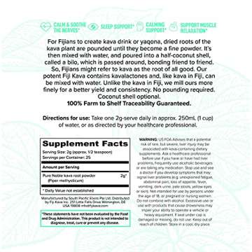 FijiKava Instant Kava Powder for Total Relaxation