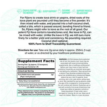 FijiKava Instant Kava Powder for Total Relaxation