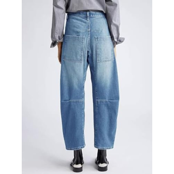 Trendy Kedera Women's Denim Barrel Jeans for Comfort