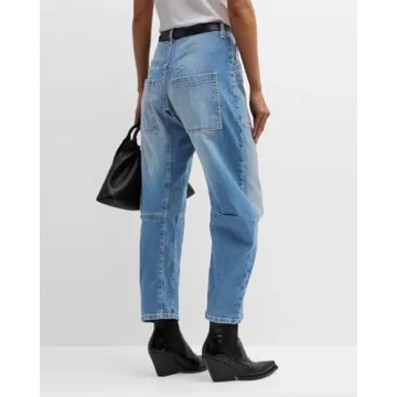 Trendy Kedera Women's Denim Barrel Jeans for Comfort