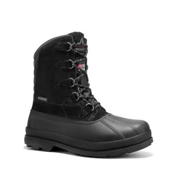 NORTIV 8 Men's Insulated Waterproof Winter Boots