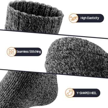 Tavaleu Wool Socks: Warm & Cozy Winter Socks for Women