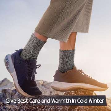 Tavaleu Wool Socks: Warm & Cozy Winter Socks for Women
