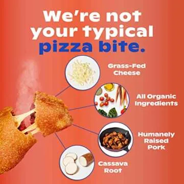 Snow Days Healthy Organic Sausage Pizza Bites