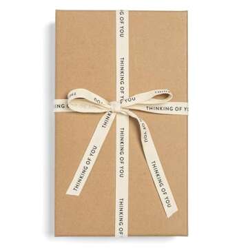 Ribbon for Gifting - Herringbone Cotton 5/8in x 10 Yards