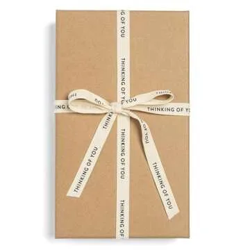 Ribbon for Gifting - Herringbone Cotton 5/8in x 10 Yards