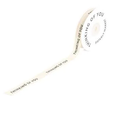 Ribbon for Gifting - Herringbone Cotton 5/8in x 10 Yards