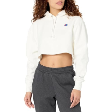 Champion Women's Cropped Cut-Off Hoodie for Chic Comfort