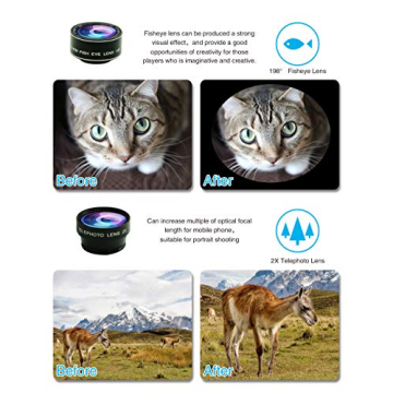 Bostionye 11-in-1 Mobile Camera Lens Kit for Best Shots