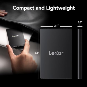 Lexar 2TB Portable SSD - Fast, Slim, Secure Storage Solution