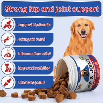 ColEaze Dog Joint Supplement - Glucosamine & MSM Chews