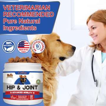 ColEaze Dog Joint Supplement - Glucosamine & MSM Chews