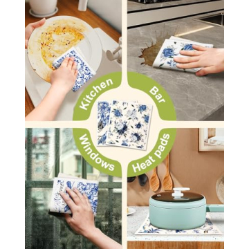 Stylish Swedish Dishcloths by Miss Adola - Eco-Friendly & Durable