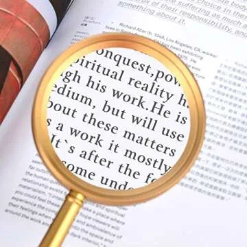5X Handheld Magnifier - High Clarity, Perfect for All Ages