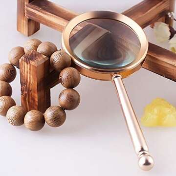 5X Handheld Magnifier - High Clarity, Perfect for All Ages
