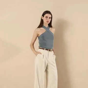 RISANTRY Genuine Leather Belt for Women Brown Leather With Smooth Oval Gold Metal Buckle Luxury Casual Fashion Belts