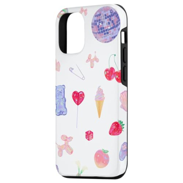 Trendy Y2K Collage Print Case for iPhone 15 Protection
