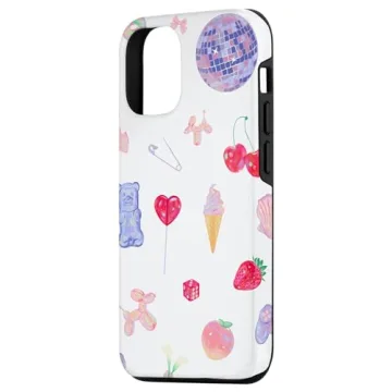 Trendy Y2K Collage Print Case for iPhone 15 Protection