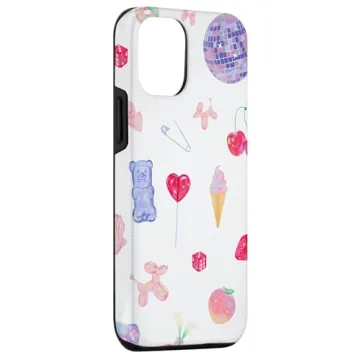 Trendy Y2K Collage Print Case for iPhone 15 Protection