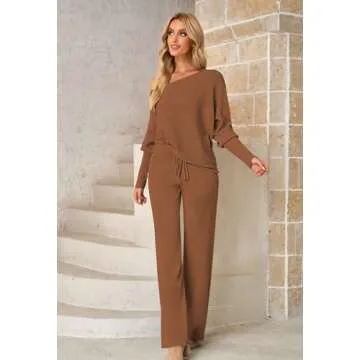 LaSuiveur Women's 2 Piece Sweater Set Chic and Comfortable