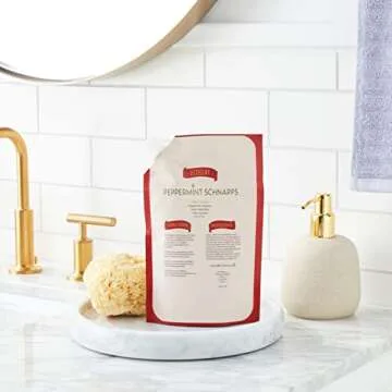 Ecoslay Peppermint Schnapps Hair Wash, Moisturizing Cleanser, High-porosity Cleanser, African Black Soap Cleanser, 8oz