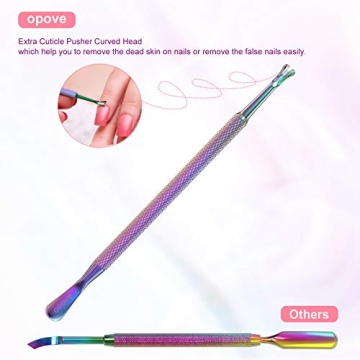 High-Quality Stainless Steel Cuticle Pusher Set