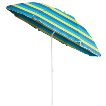 CARIBBEAN JOE Portable Beach Umbrella - UV Protection & Stylish Design