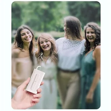 White Dental Floss Portable Case for Travel & Dining