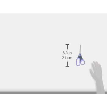 Westcott Titanium Bonded Non Stick Scissors, Purple, 8"