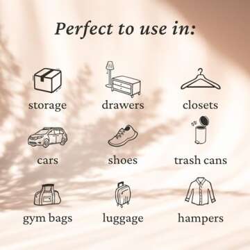 Fresh Wave Lavender Odor Eliminating & Deodorizing Packs | Bag of 6 | Safer Odor Relief for Small Spaces | Natural Plant-Based Odor Eliminator | Odor Absorbers for Home