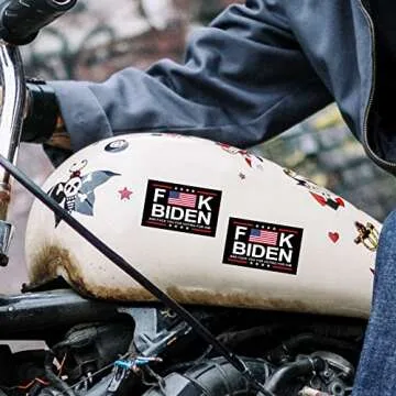 YINENA 100Pcs Biden Sticker Biden Stickers Biden Sucks Sticker Impeach Bidenc Sticker Biden Sticker Funny Sticker Decal Campaign Logo Parody Sticker for Car Motorcycles Helmets Laptop Decor 2x3