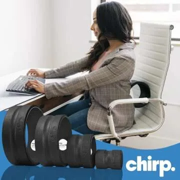 Chirp Wheel Foam Roller for Back Pain Relief & Muscle Massage