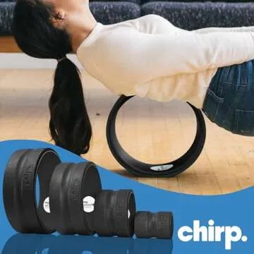 Chirp Wheel Foam Roller for Back Pain Relief & Muscle Massage