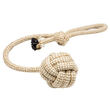 Natural Rope Dog Toys 4 Pack - Safe & Fun Playtime