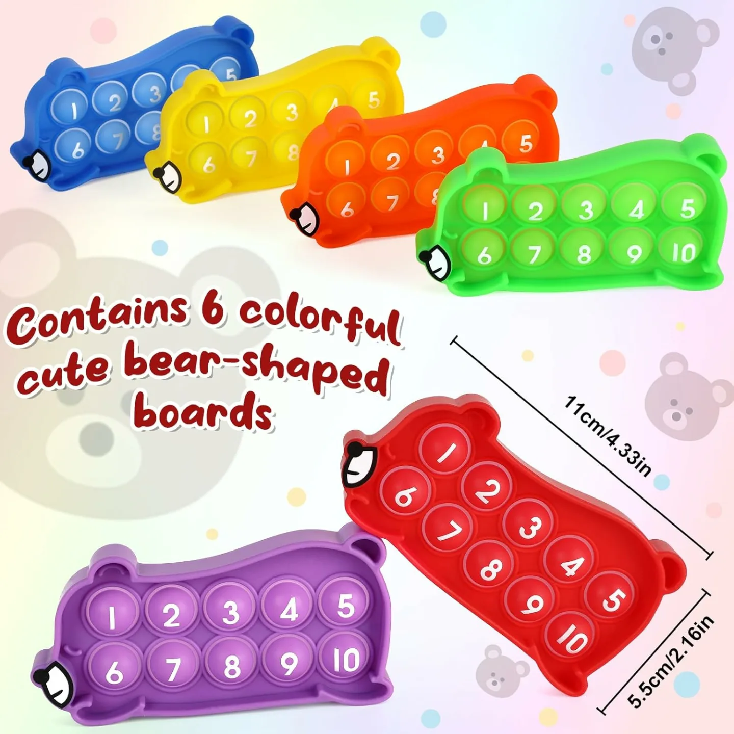 Torlam Ten Frames Math Games Board for Kids